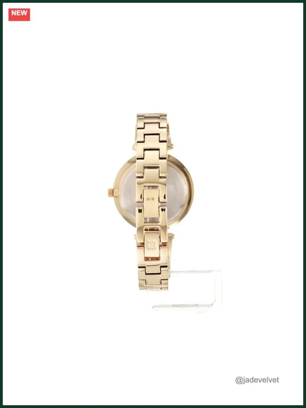 Genuine Diamond Pink Mother of Pearl Dial Bangle Watch